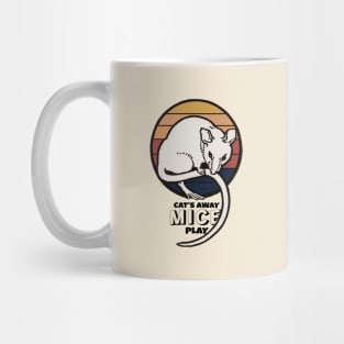 Cat's Away Mice Play Mug